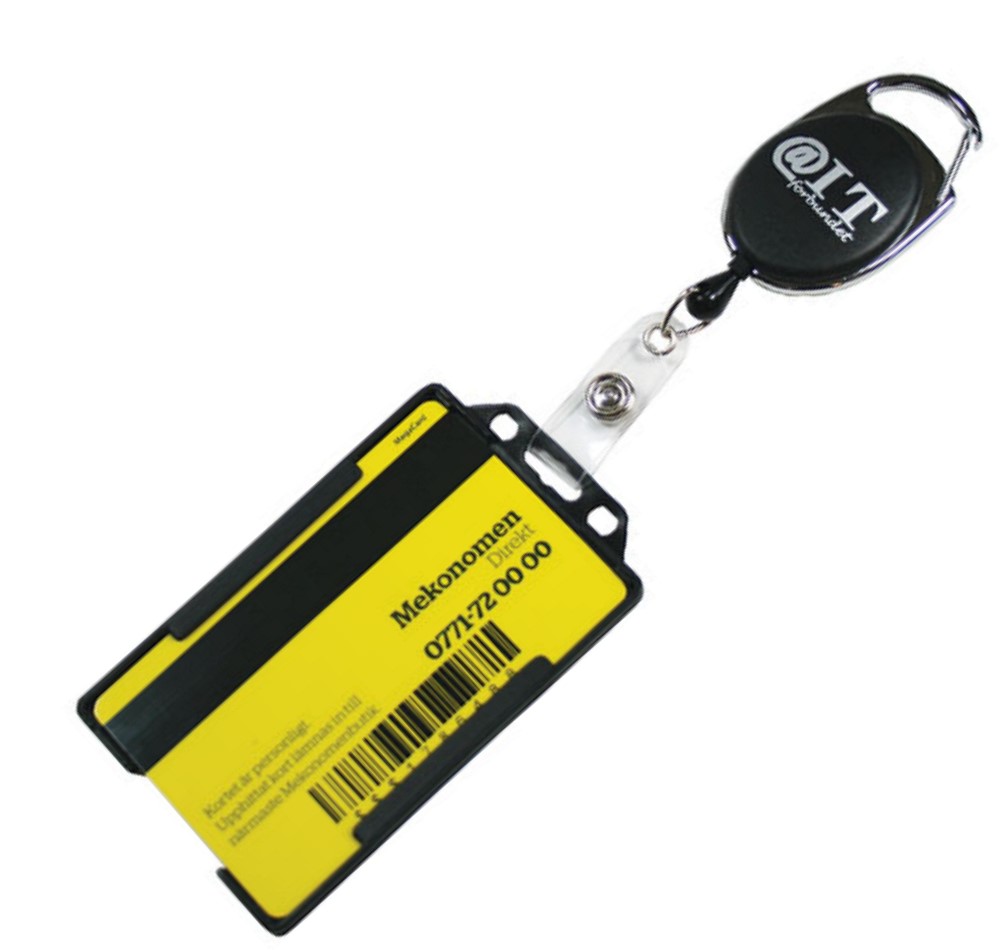 Kortsnelle for kortholder ID-Kort Sort