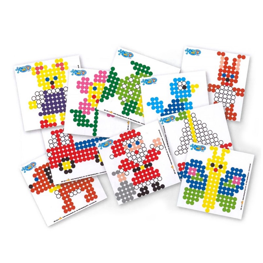 Mønster 10 stk, 1 maxibrett, 1 ramme