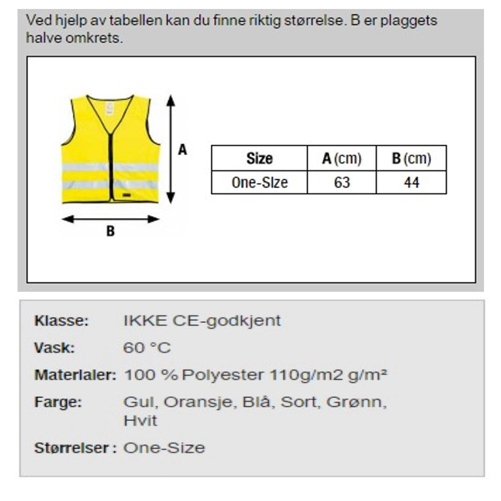Markeringsvest økonomi