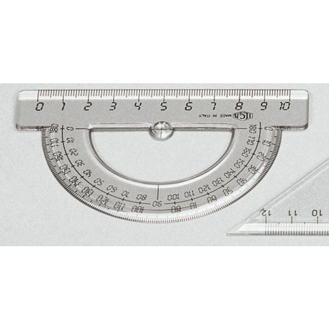 Gradskive plast 180 grader 10cm - 20 stk