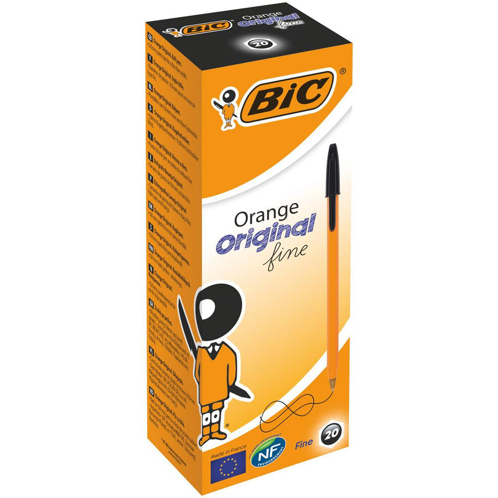 Kulepenn BIC Orange F - 20 stk