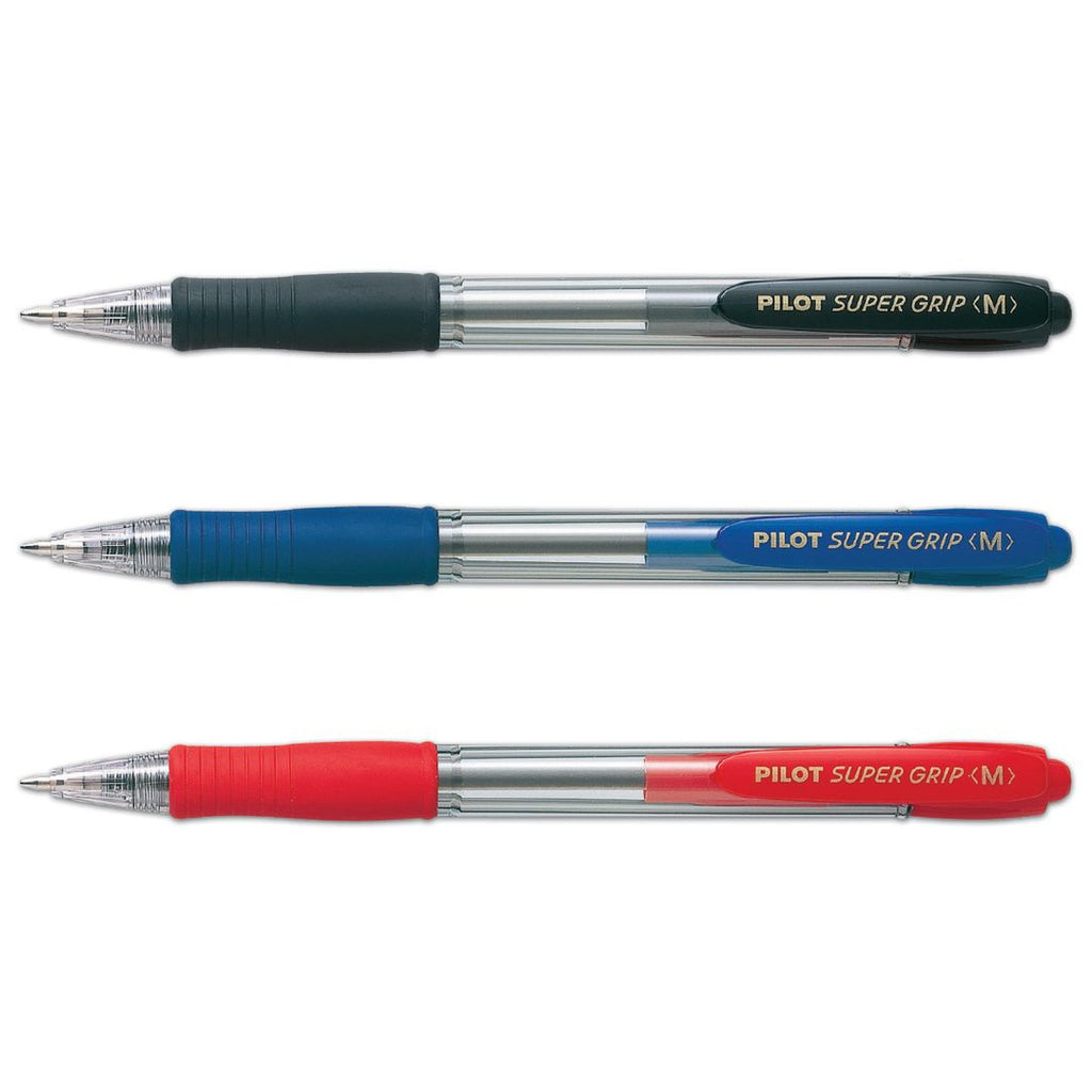 Kulepenn PILOT Supergrip M - 12 stk
