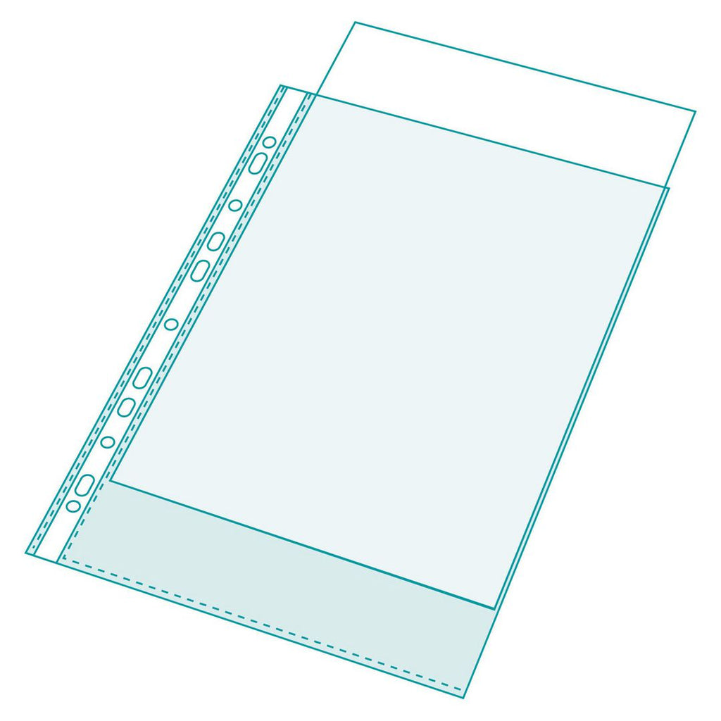 Plastlomme EXACOMPTA A4 eks topp - 10 stk