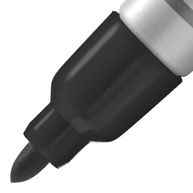 Merkepenn SHARPIE Small rund sort - 12 stk